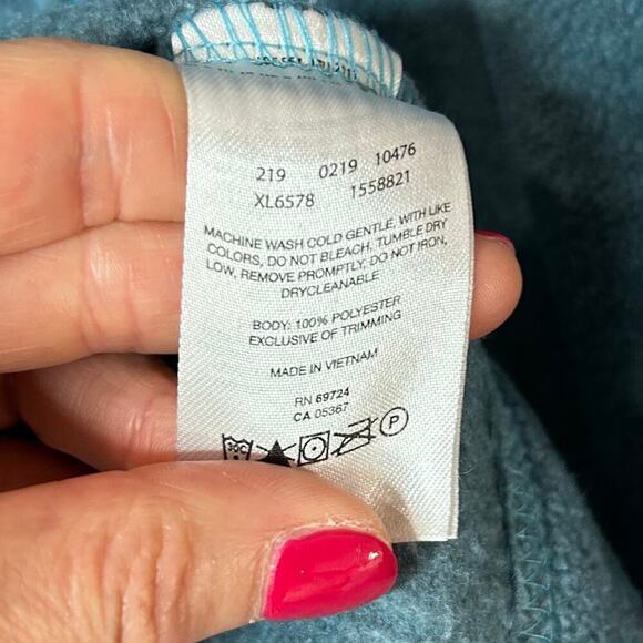Columbia Sportswear Blue Fleece Jacket Size L - Picture 5 of 8
